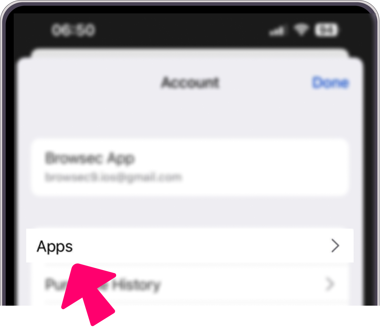 Вкладка Приложения